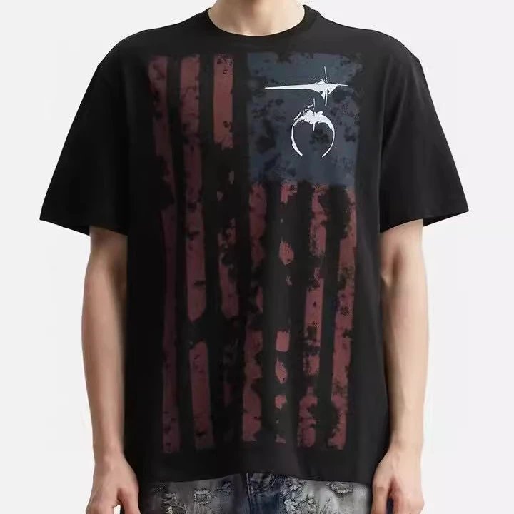 Unbranded T-Shirts Star and crescent moon graphic image 2