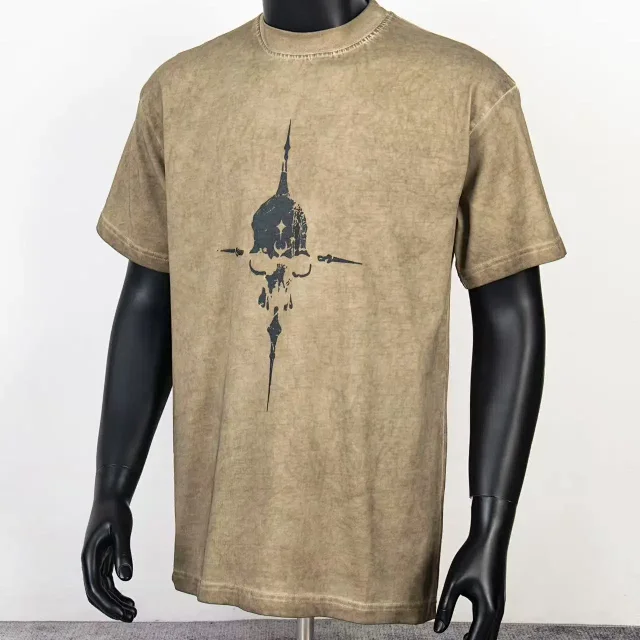 Unbranded T-Shirts Star and crescent moon graphic product detail image 24