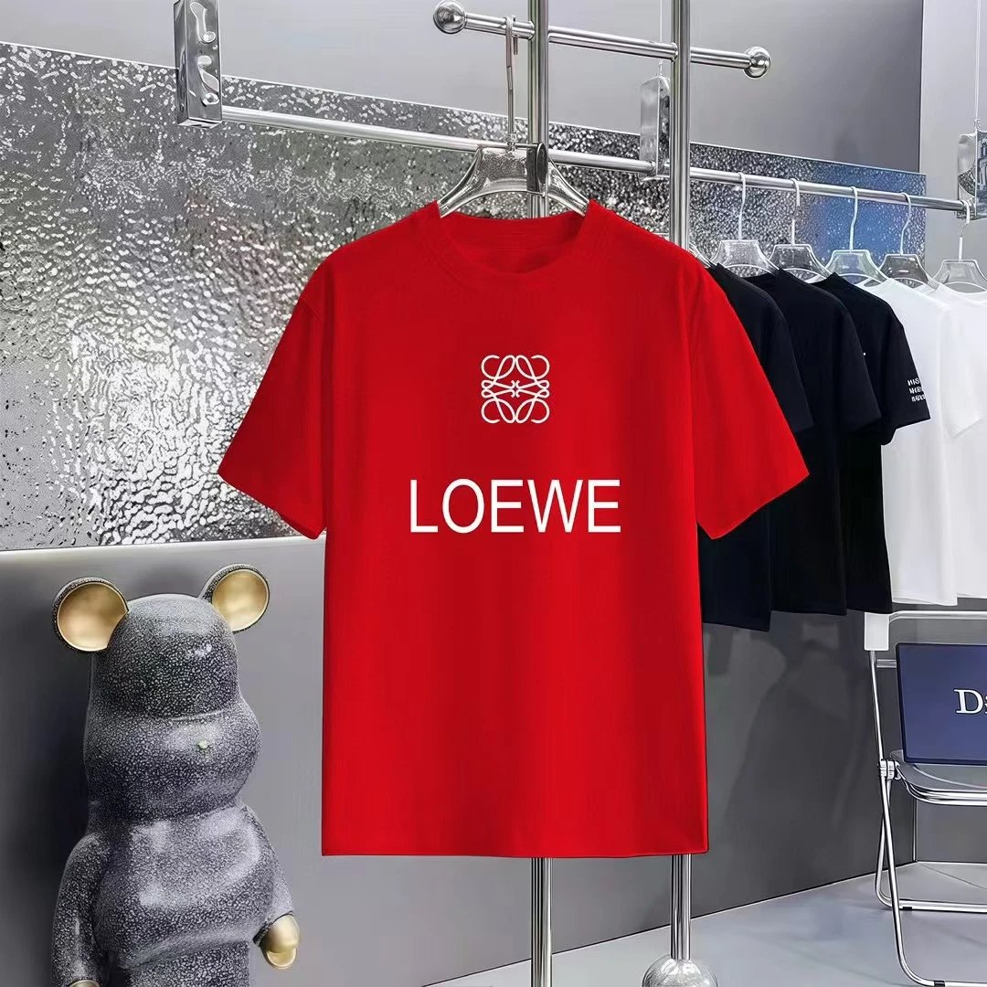 Loewe T-Shirts Short-Sleeve Anagram Logo T-Shirt — 01-4