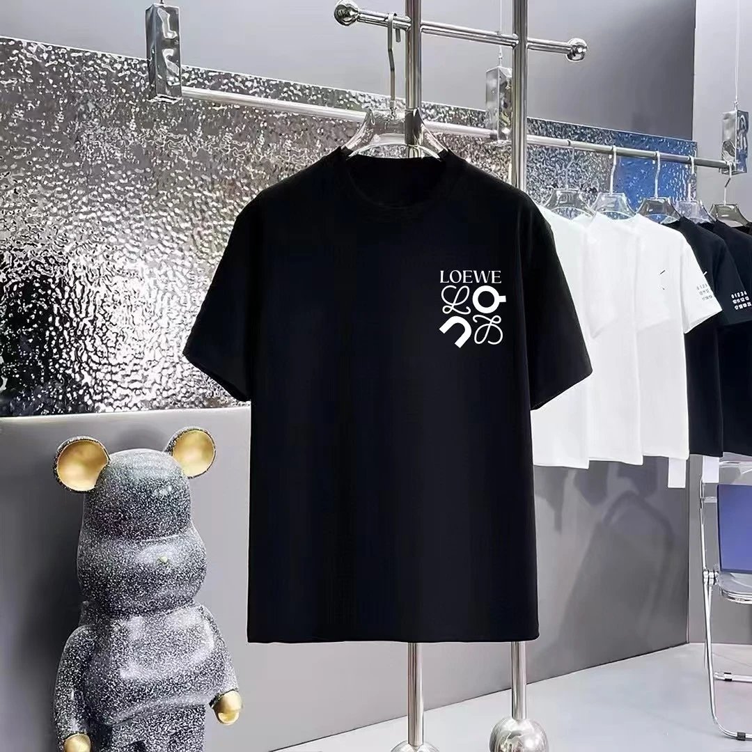Loewe T-Shirts Short-Sleeve Anagram Logo T-Shirt — 05-1