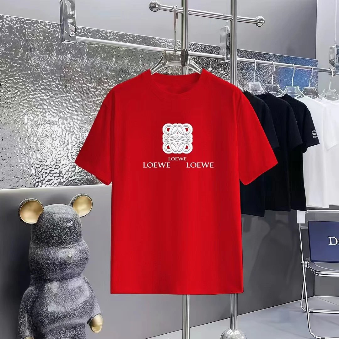 Loewe T-Shirts Short-Sleeve Anagram Logo T-Shirt — 06-4