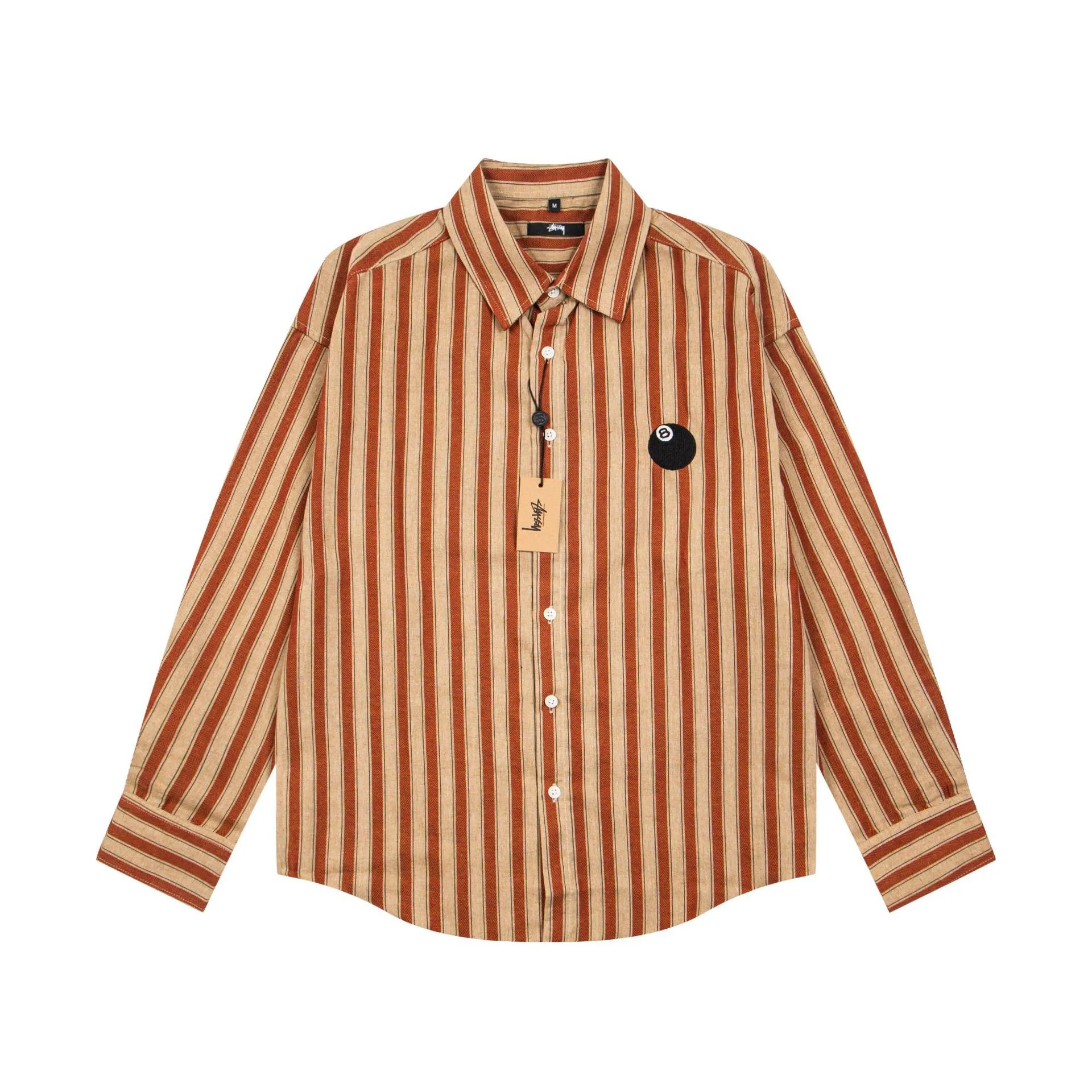 Stüssy Shirts Graphic Plaid Button-Up — 6990 orange