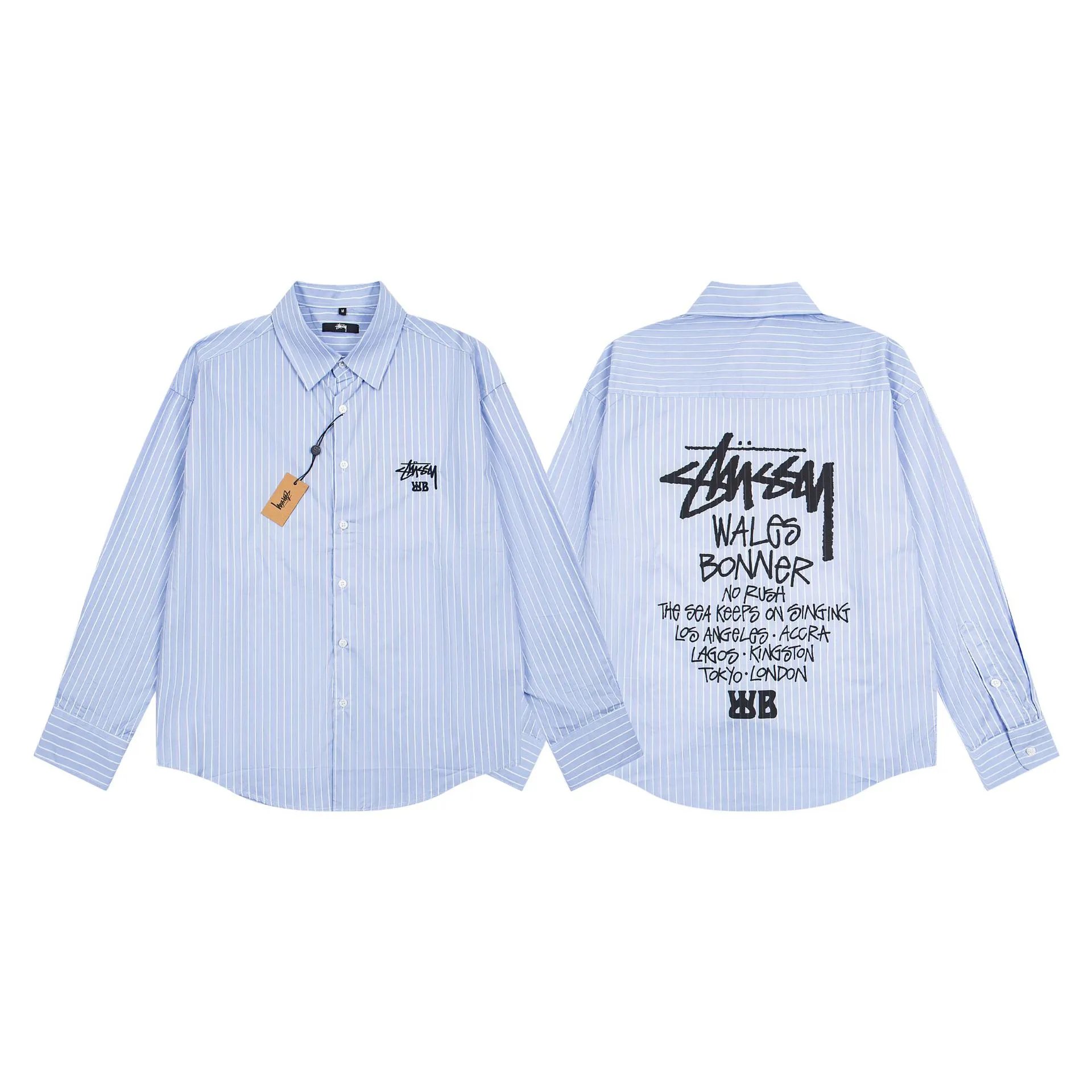 Stüssy Shirts Graphic Plaid Button-Up — 6991
