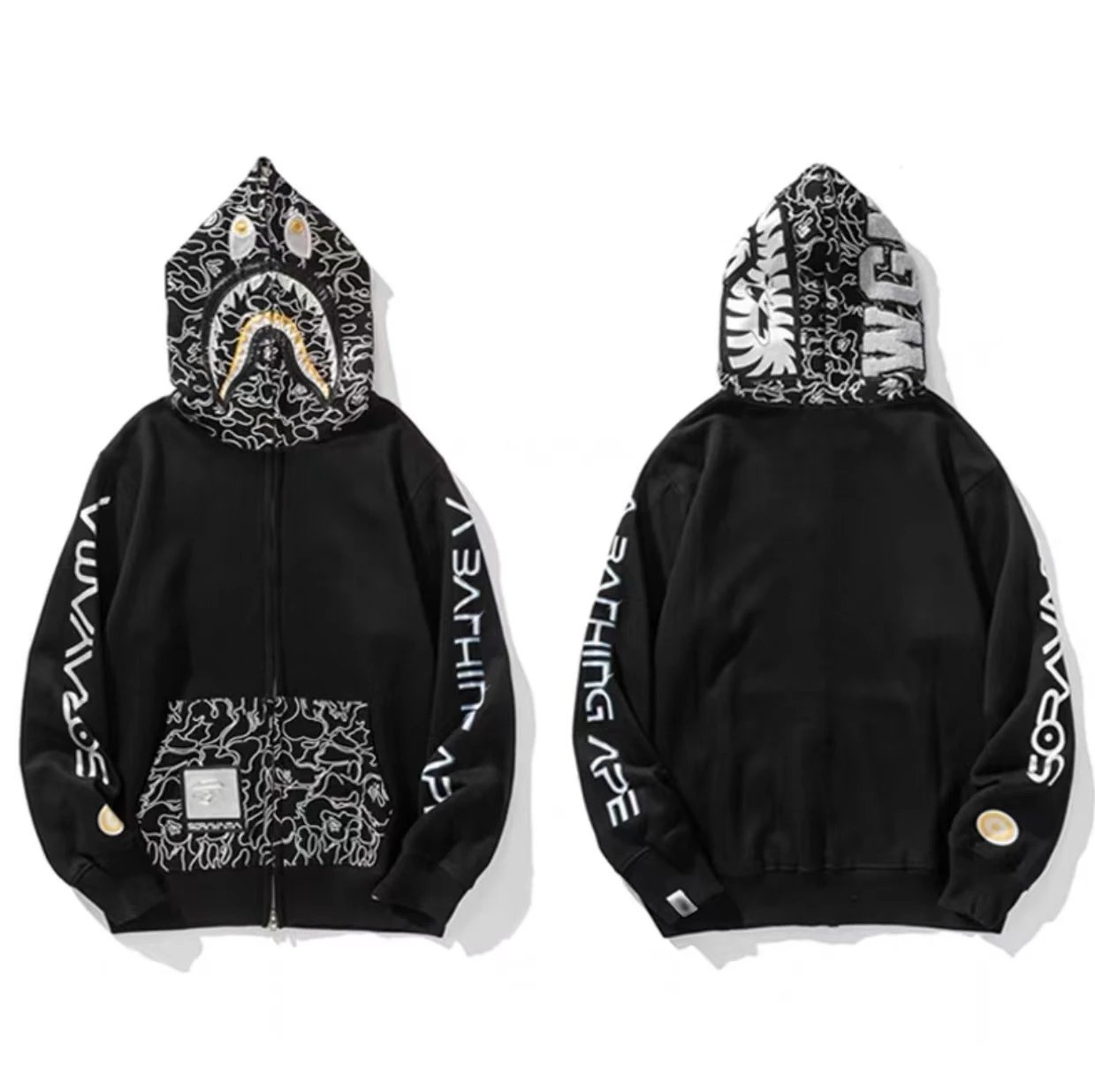BAPE x Hajime Sorayama Shark Full Zip H