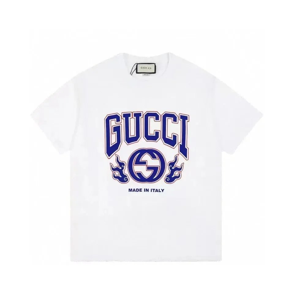 Gucci T-Shirts Logo Graphic — 37 white