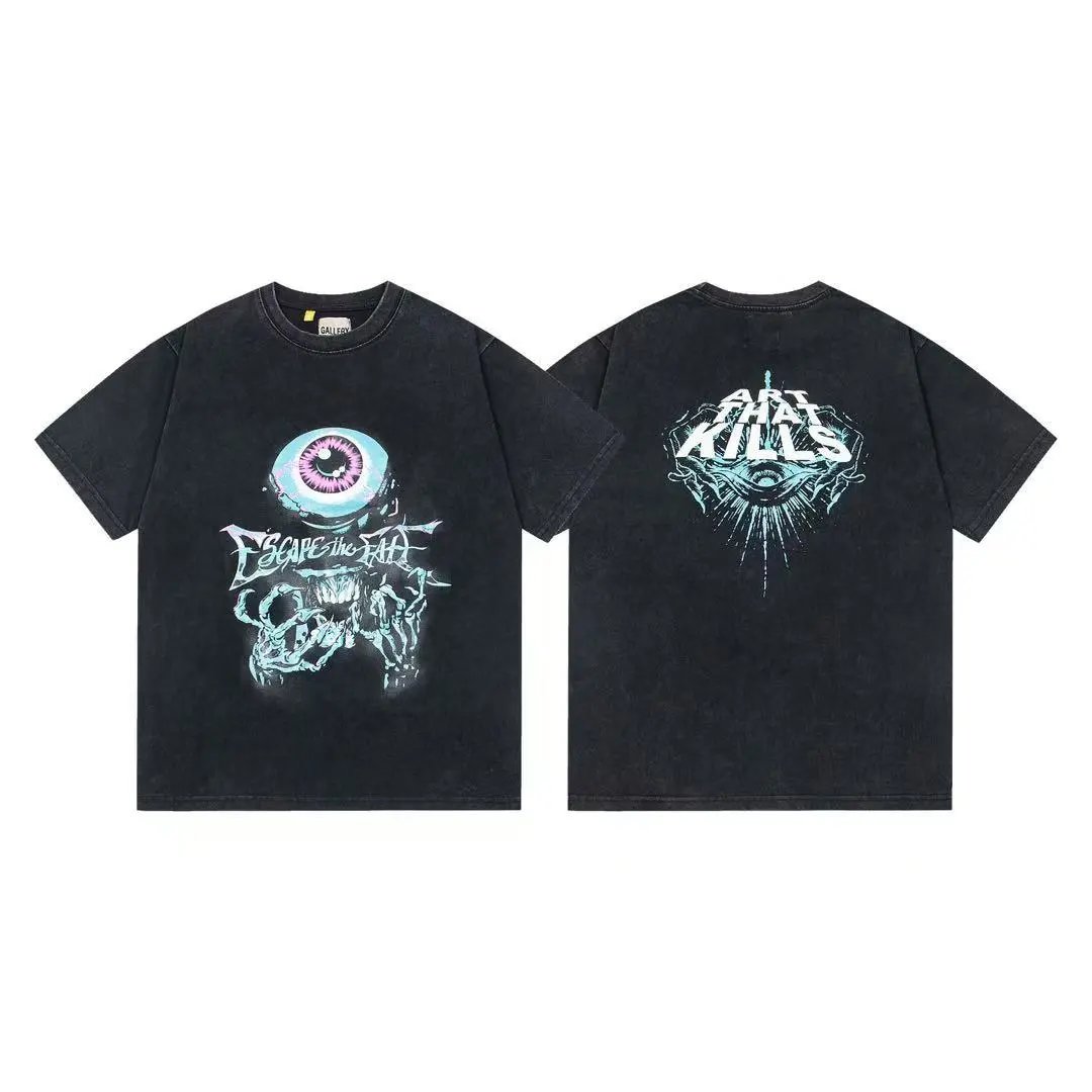 Gallery Dept. T-Shirts Graphic Print Short-Sleeve T-Shirt — 468 black