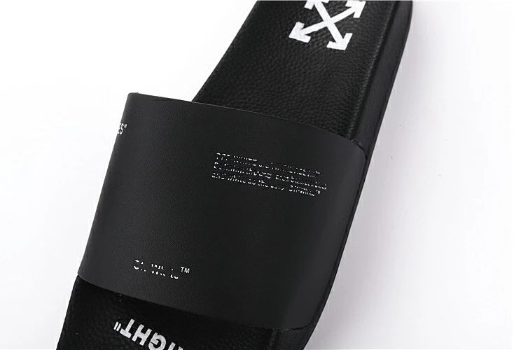 Off-White Industrial Belt Slide Sandals Black/Yellow - 10