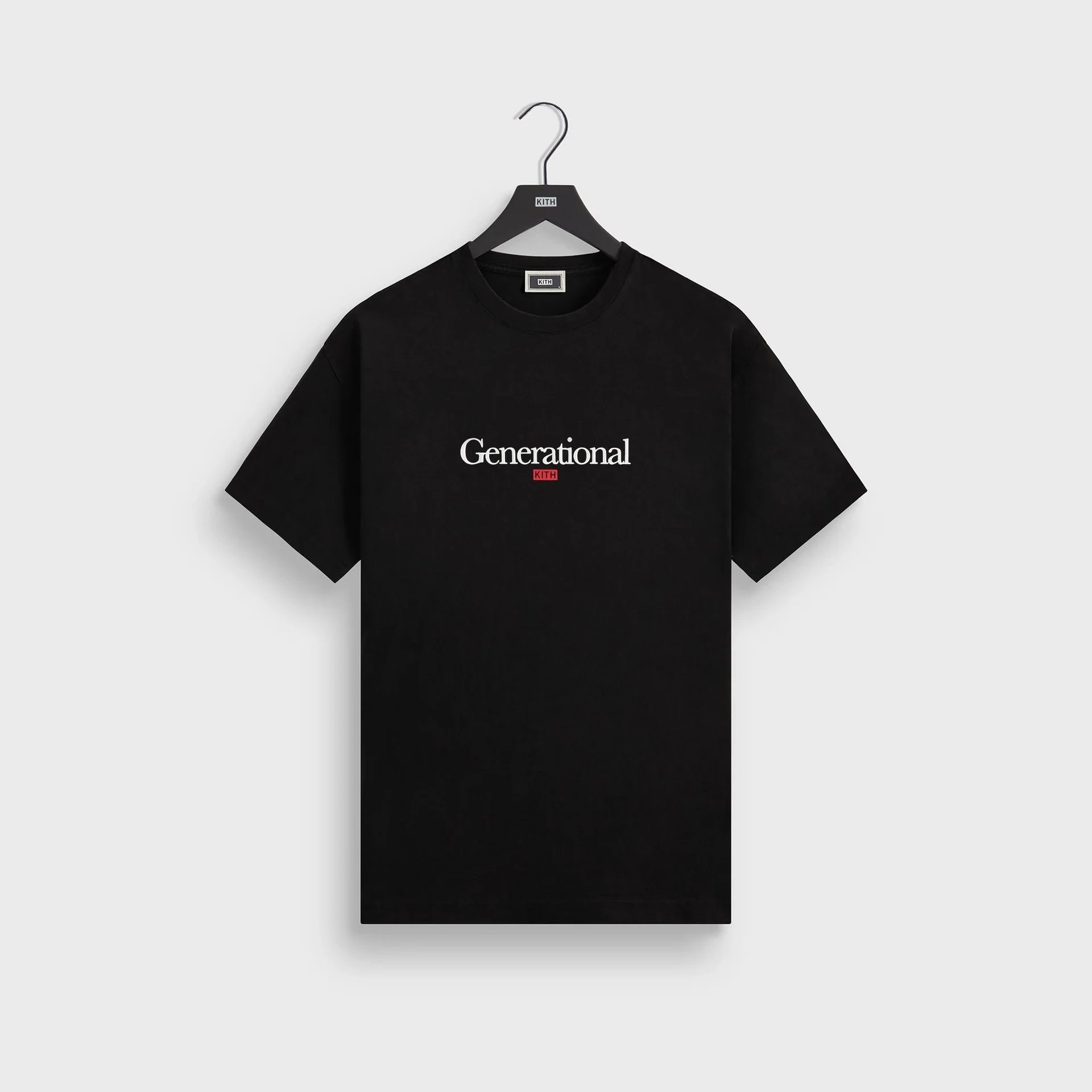 Kith T-Shirts Graphic Short-Sleeve T-Shirt — K 307 black