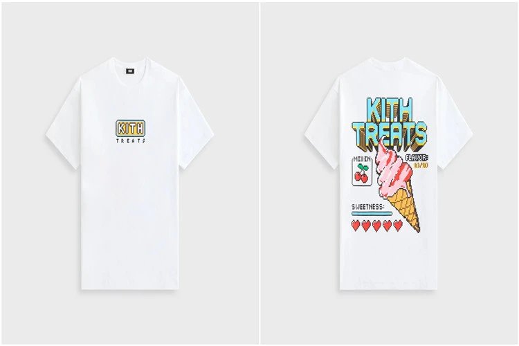 Kith T-Shirts Graphic Short-Sleeve T-Shirt — K 313 white