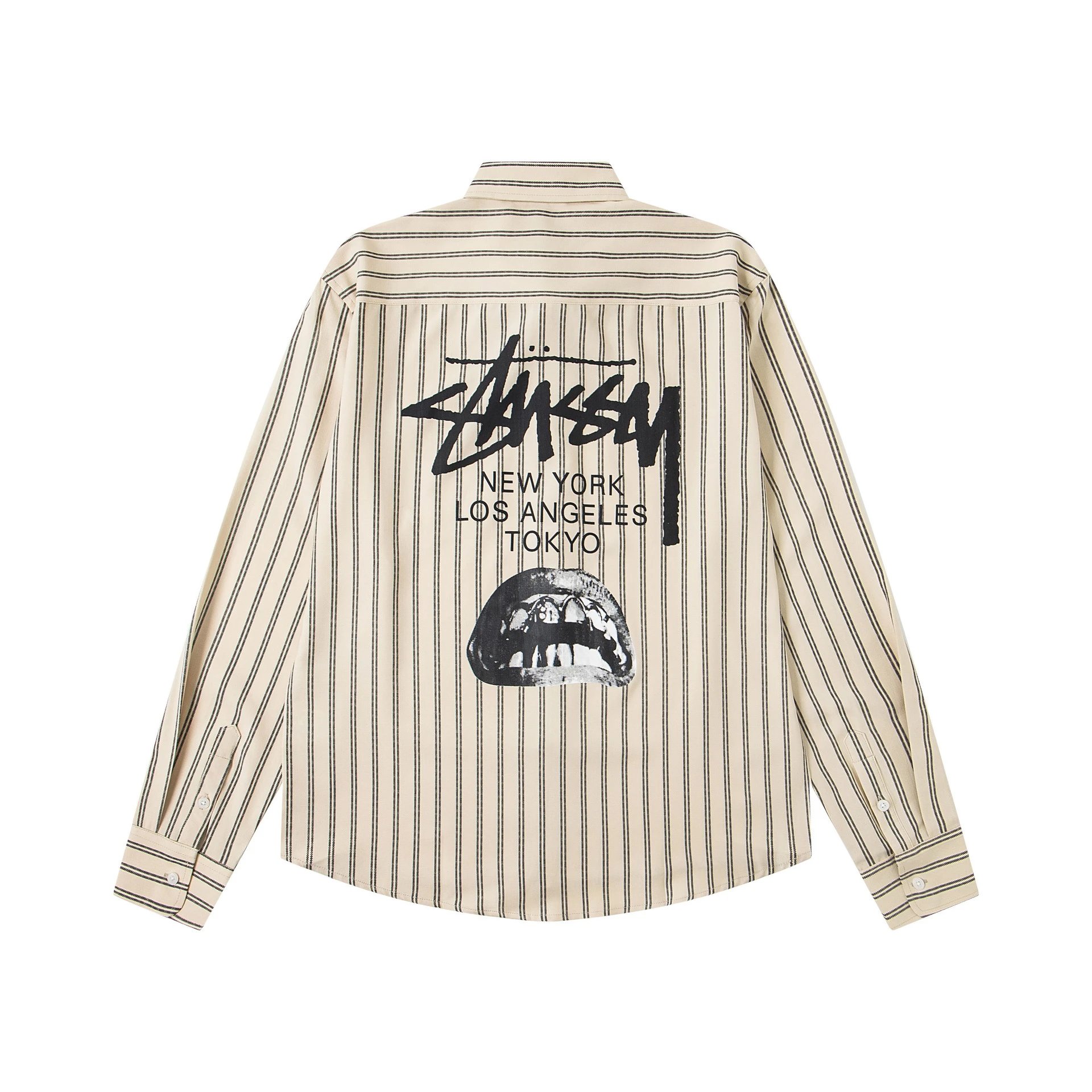 Stüssy Shirts Graphic Plaid Button-Up — 6971 apricot color