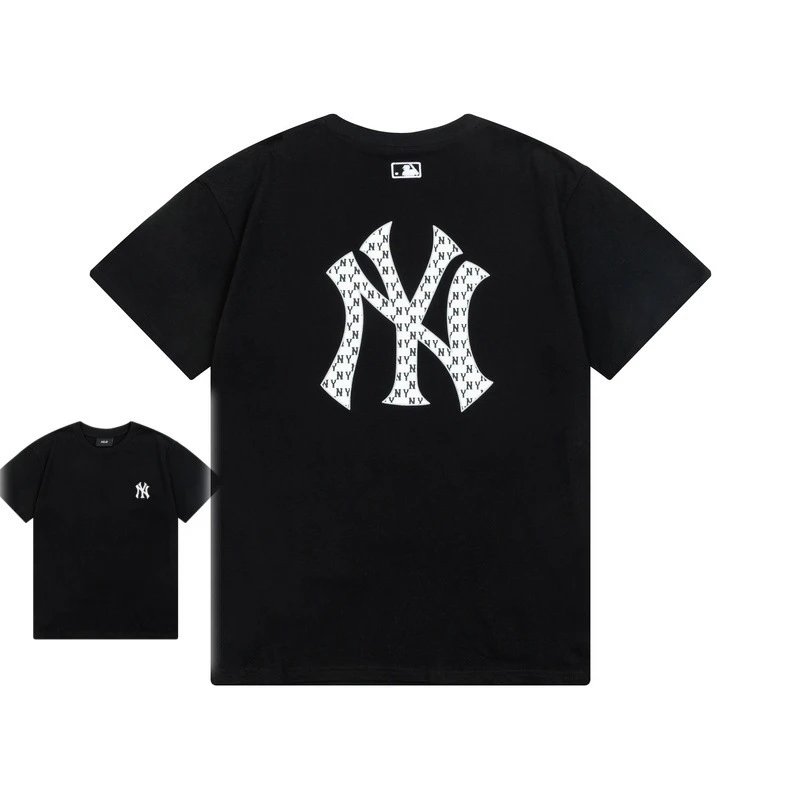 MLB T-Shirts New York Yankees Logo — 946 Black (front-label embroidery)