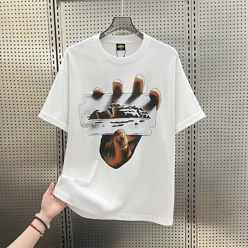 Corteiz T-Shirts Alcatraz Graphic T-Shirt — 5905 white