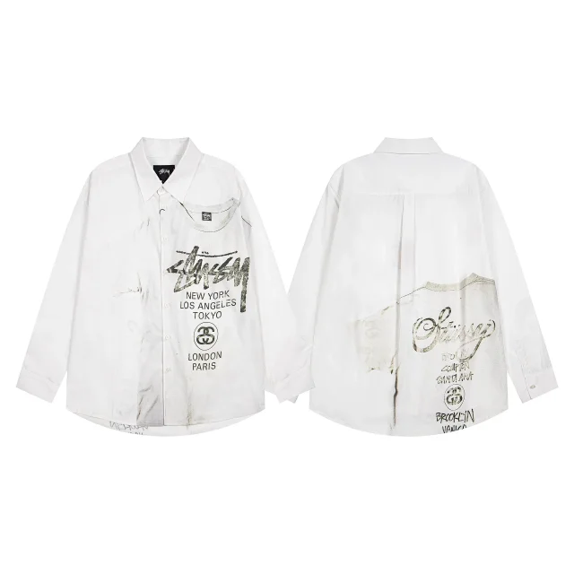 Stüssy Shirts Graphic Plaid Button-Up product detail image 4