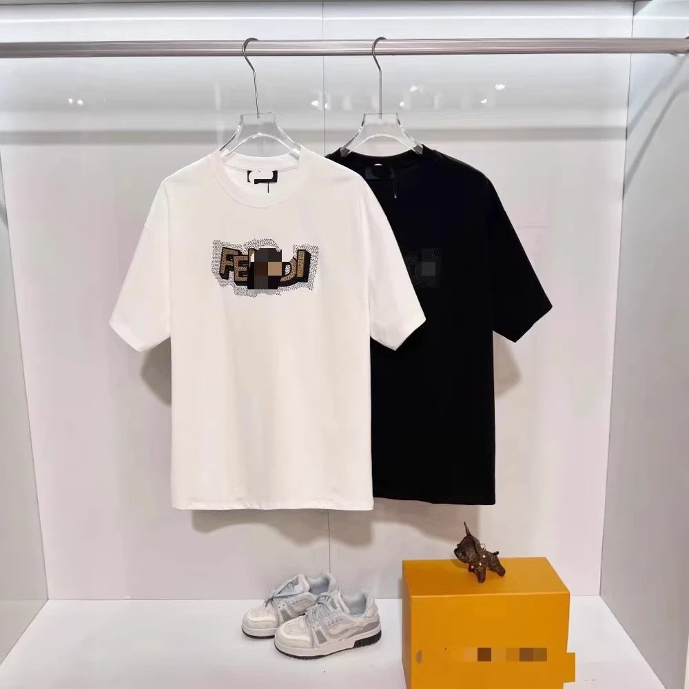 Fendi T-Shirts FF logo graphic short-sleeve T-shirt image 4