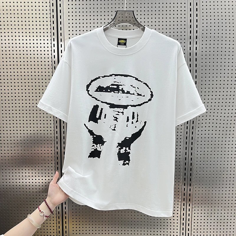 Corteiz T-Shirts Alcatraz Graphic T-Shirt — 5917 white