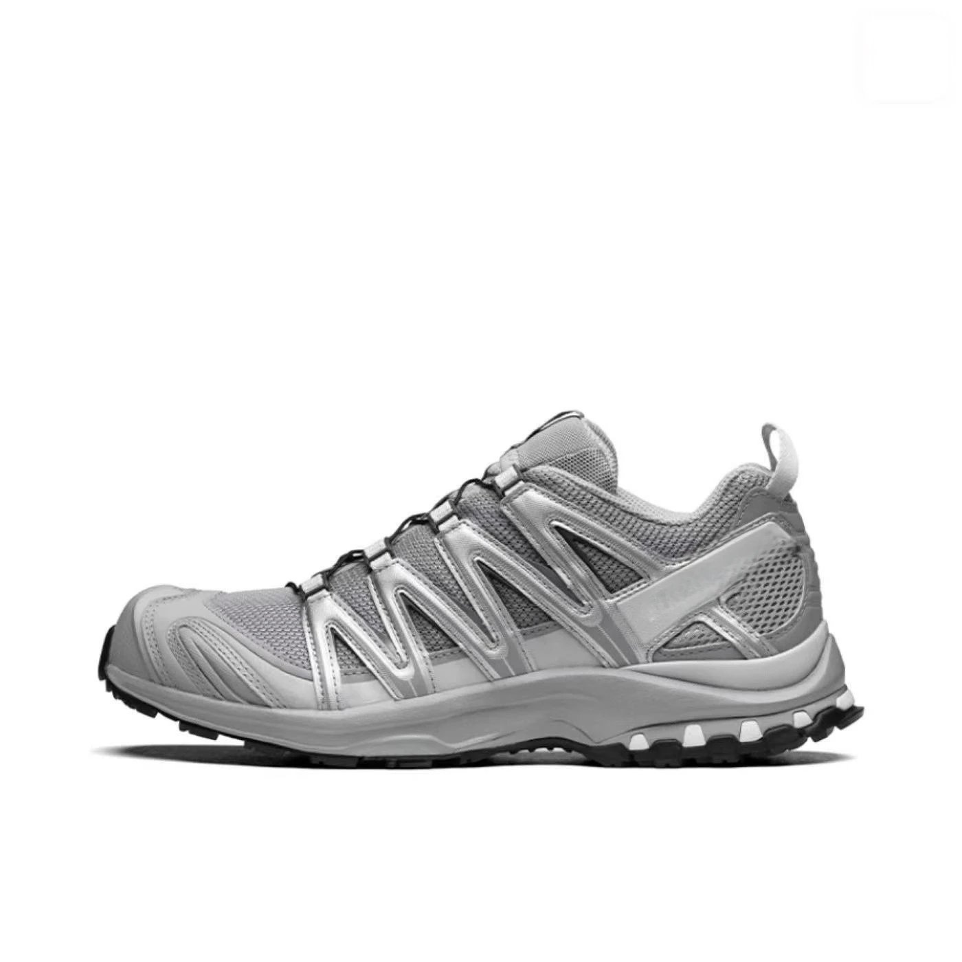 Salomon Multiple trail shoe designs — 3 D Alloy gray