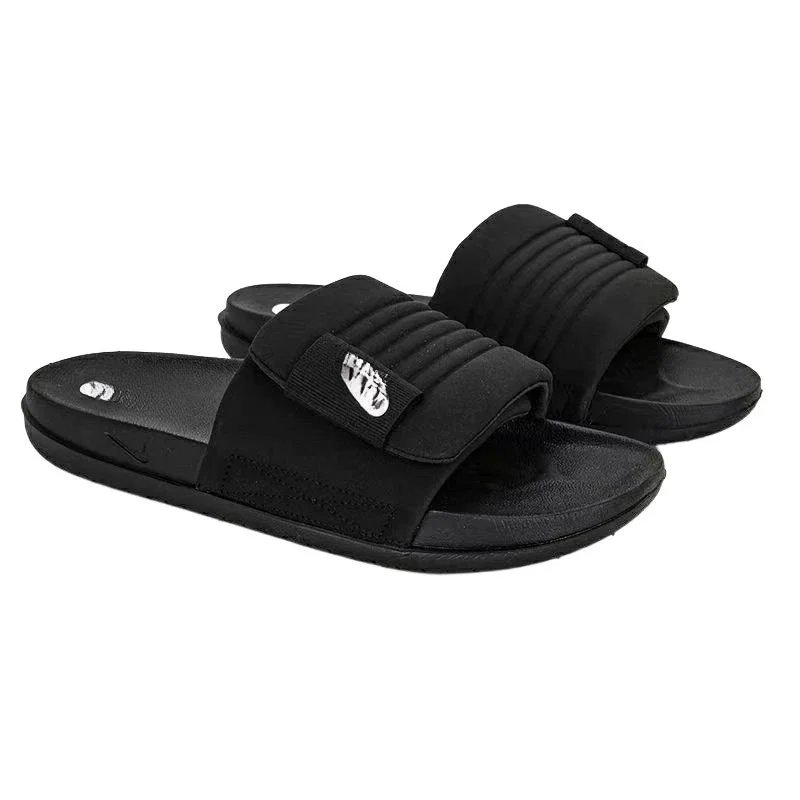 Nike Benassi JDI Slide Red Black Sandals Slippers - 10