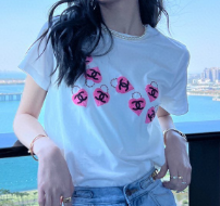 Chanel T-Shirts Short-Sleeve Logo Print image 6