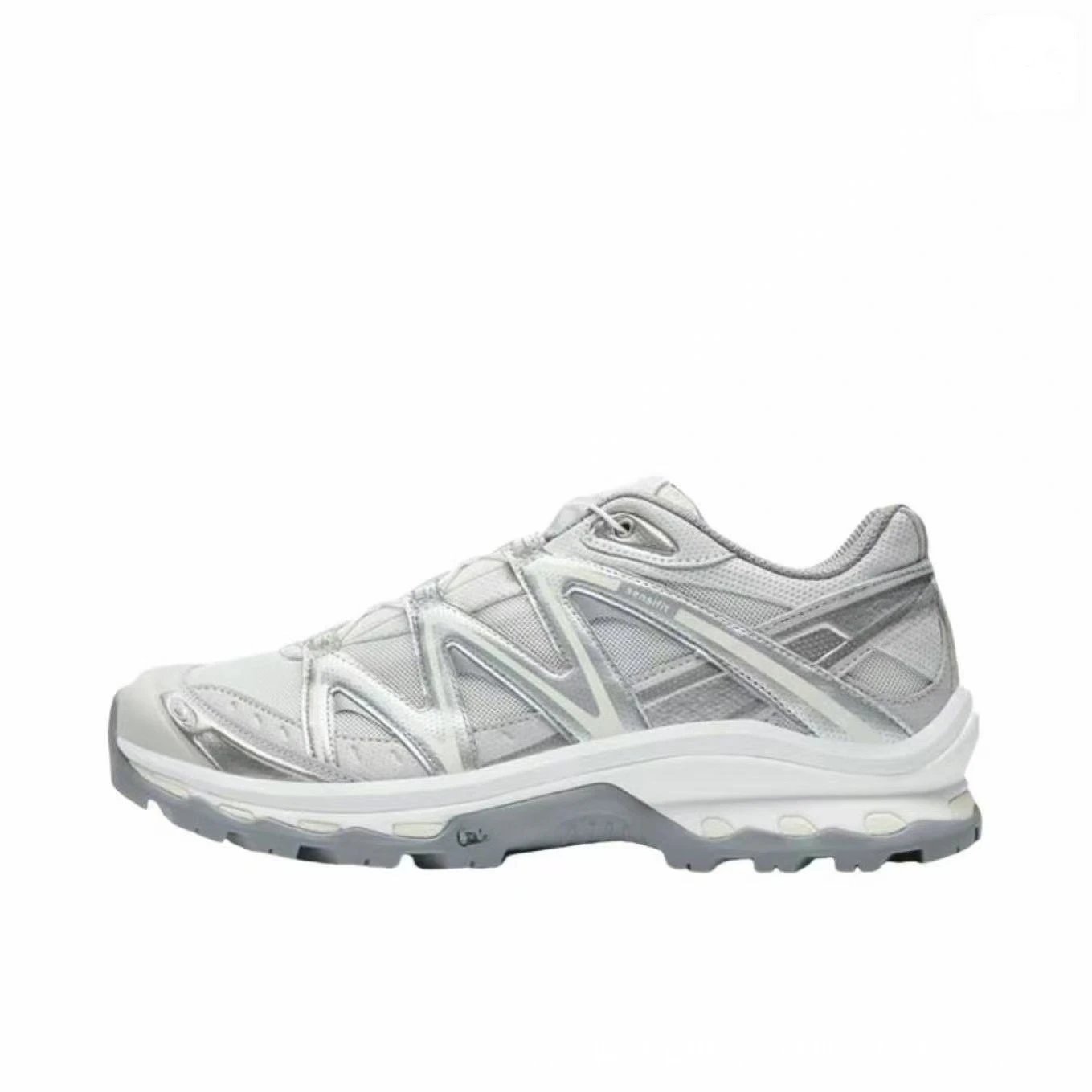 Salomon Multiple trail shoe designs — XTQ Silver-white