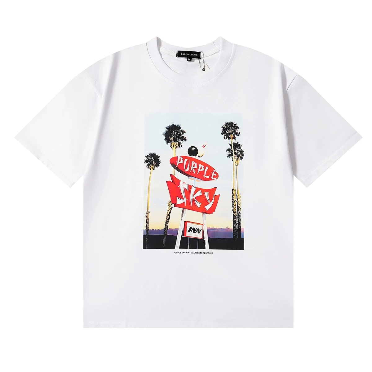Purple Brand T-Shirts Graphic Print Short-Sleeve T-Shirt — 16