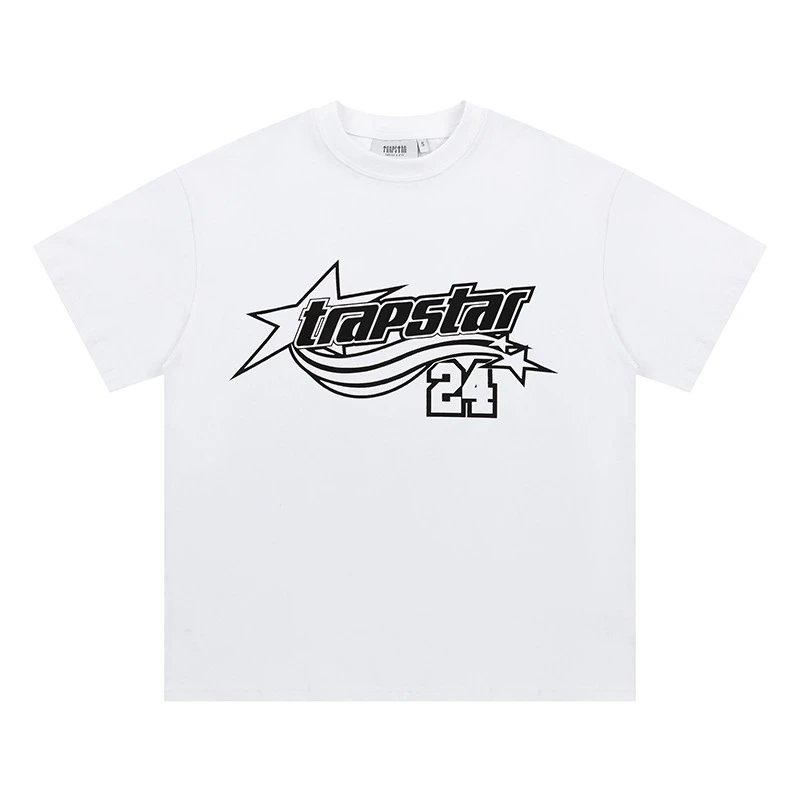 Trapstar T-Shirts Graphic Logo Short-Sleeve T-Shirt — 746 White