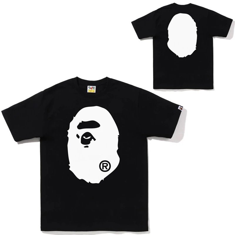 A Bathing Ape T-Shirts Head Graphic Short-Sleeve T-Shirt image 4