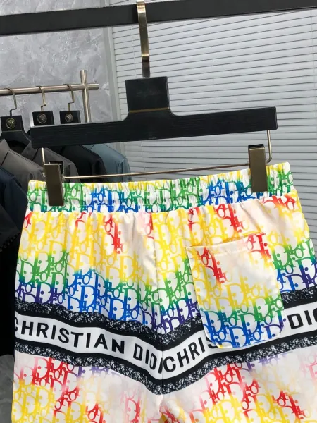 Dior Oblique Rainbow Print Swim Shorts - 9