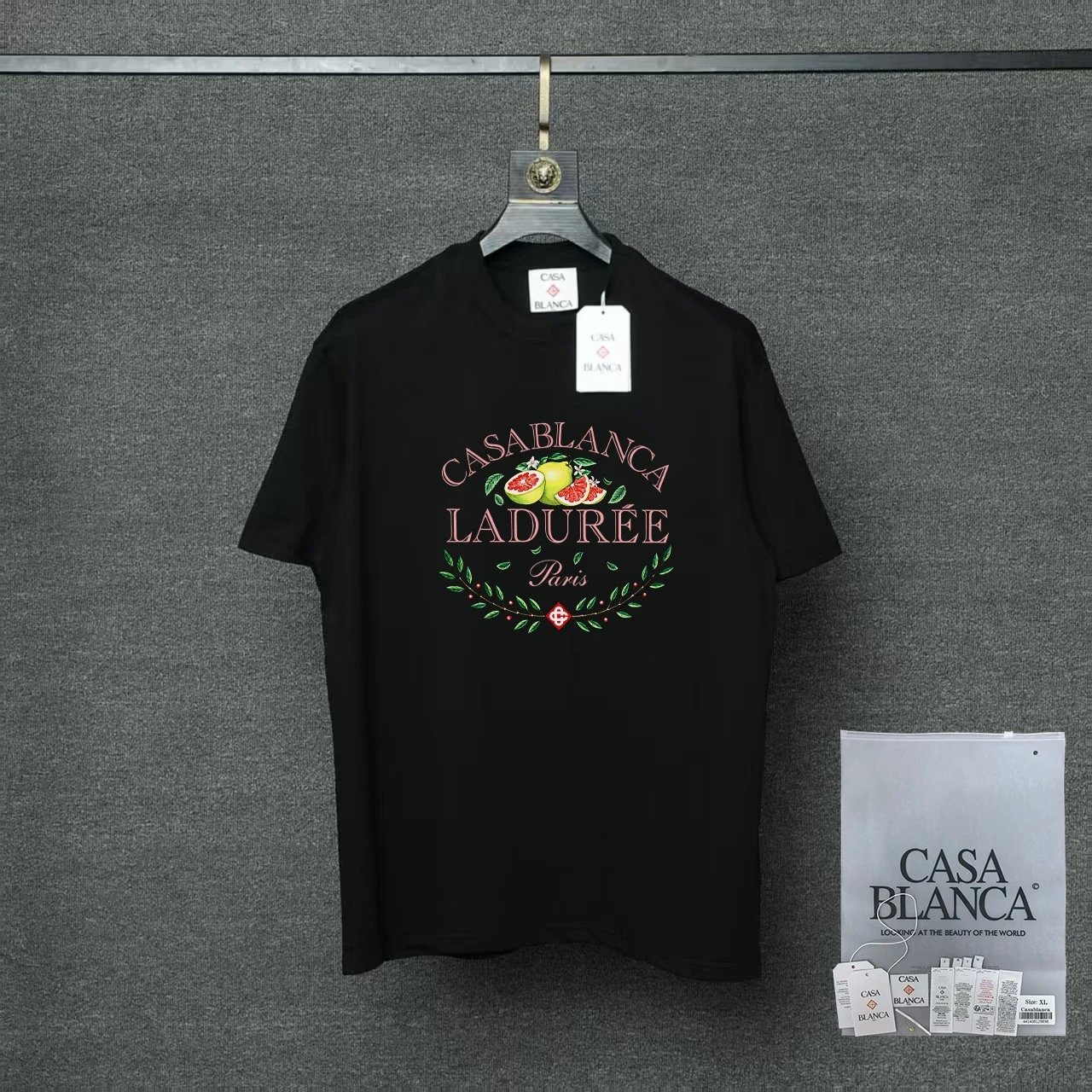 Casa Blanca T-Shirts Ladurée Graphic — 2 Black