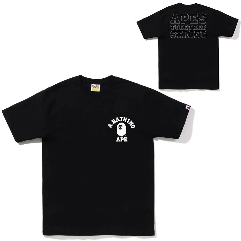 A BATHING APE T-Shirts Head Embroidered T-Shirt — 20