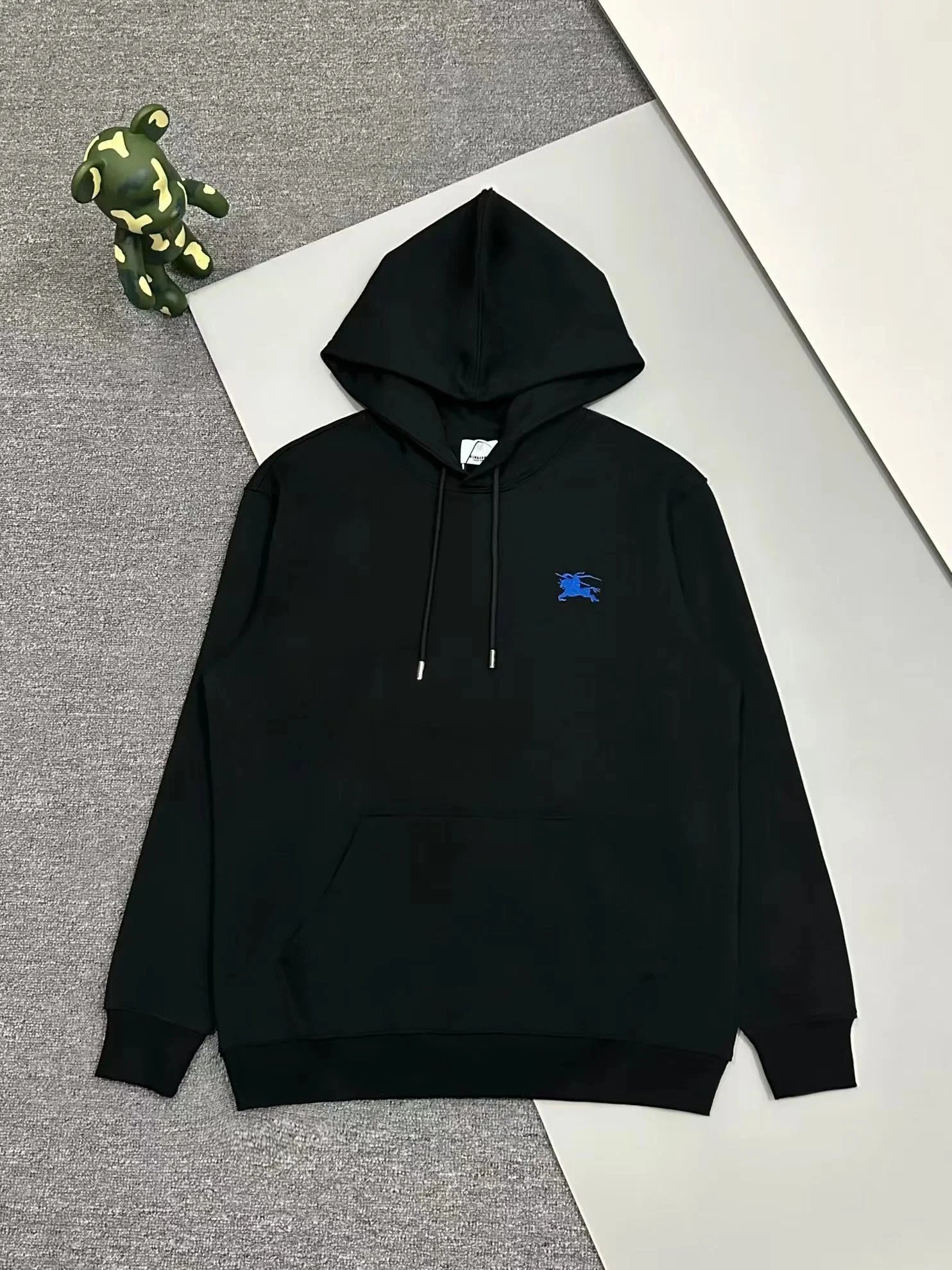 Burberry Hoodies & Sweatshirts Check-Lined Hooded Sweatshirt — 21