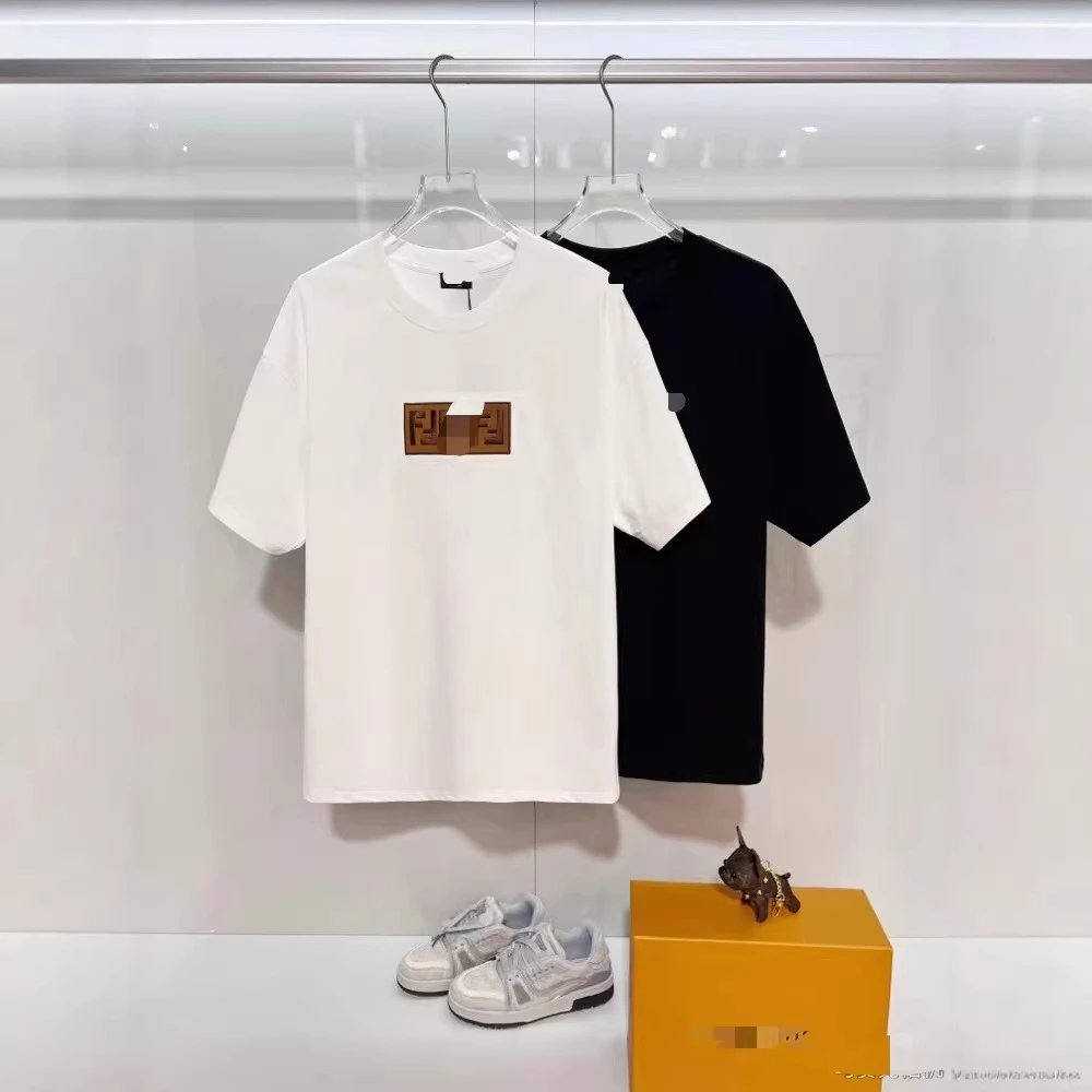 Fendi T-Shirts FF logo graphic short-sleeve T-shirt image 3
