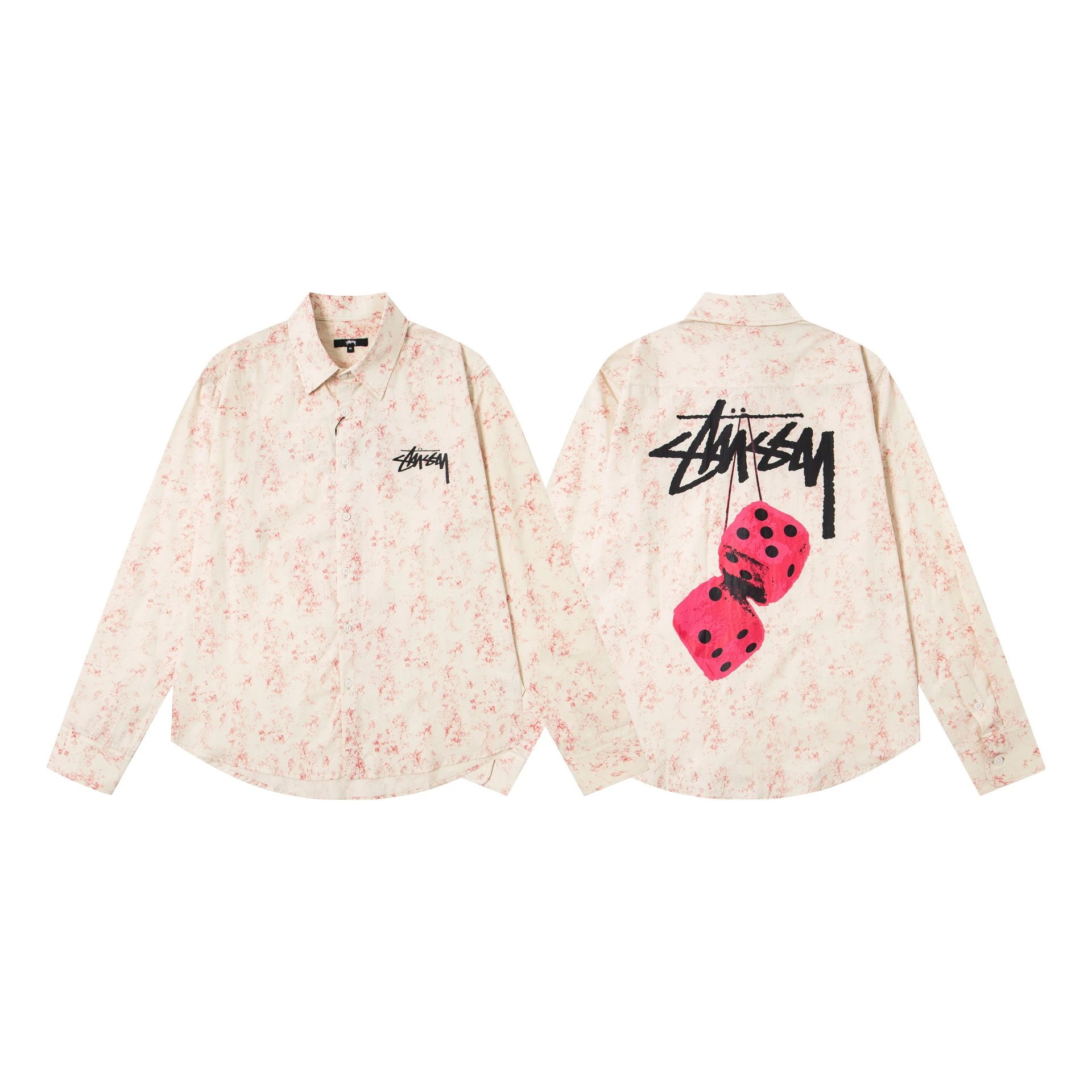 Stüssy Shirts Graphic Plaid Button-Up — 6968 Red