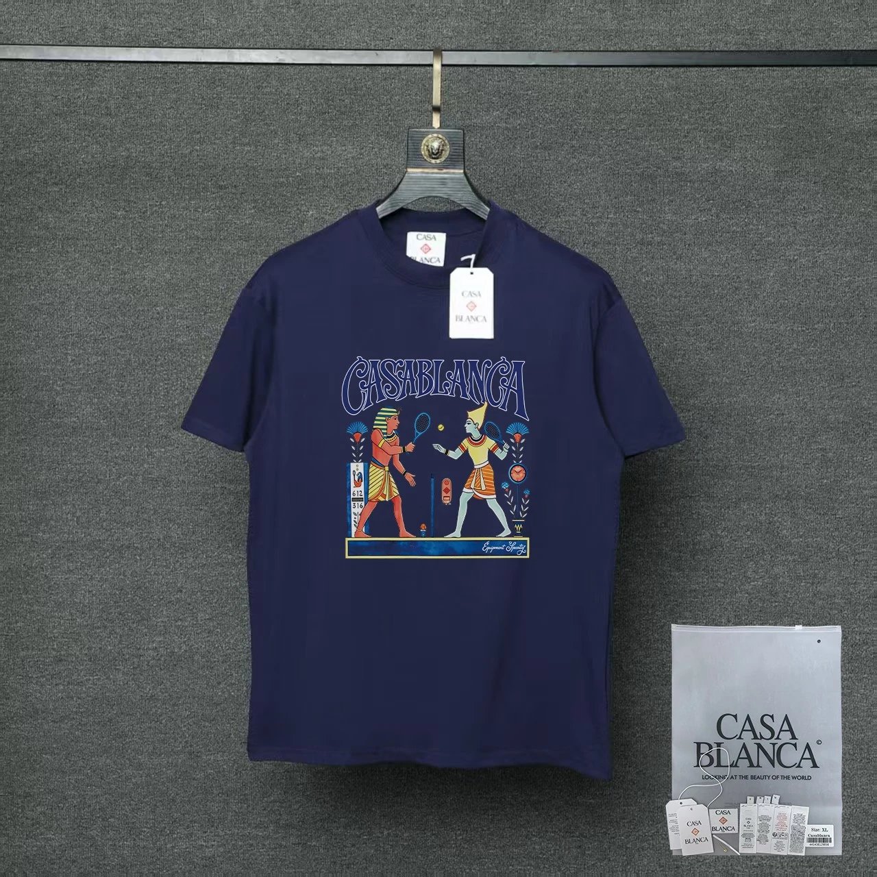 Casa Blanca T-Shirts Ladurée Graphic — 7 Royal blue