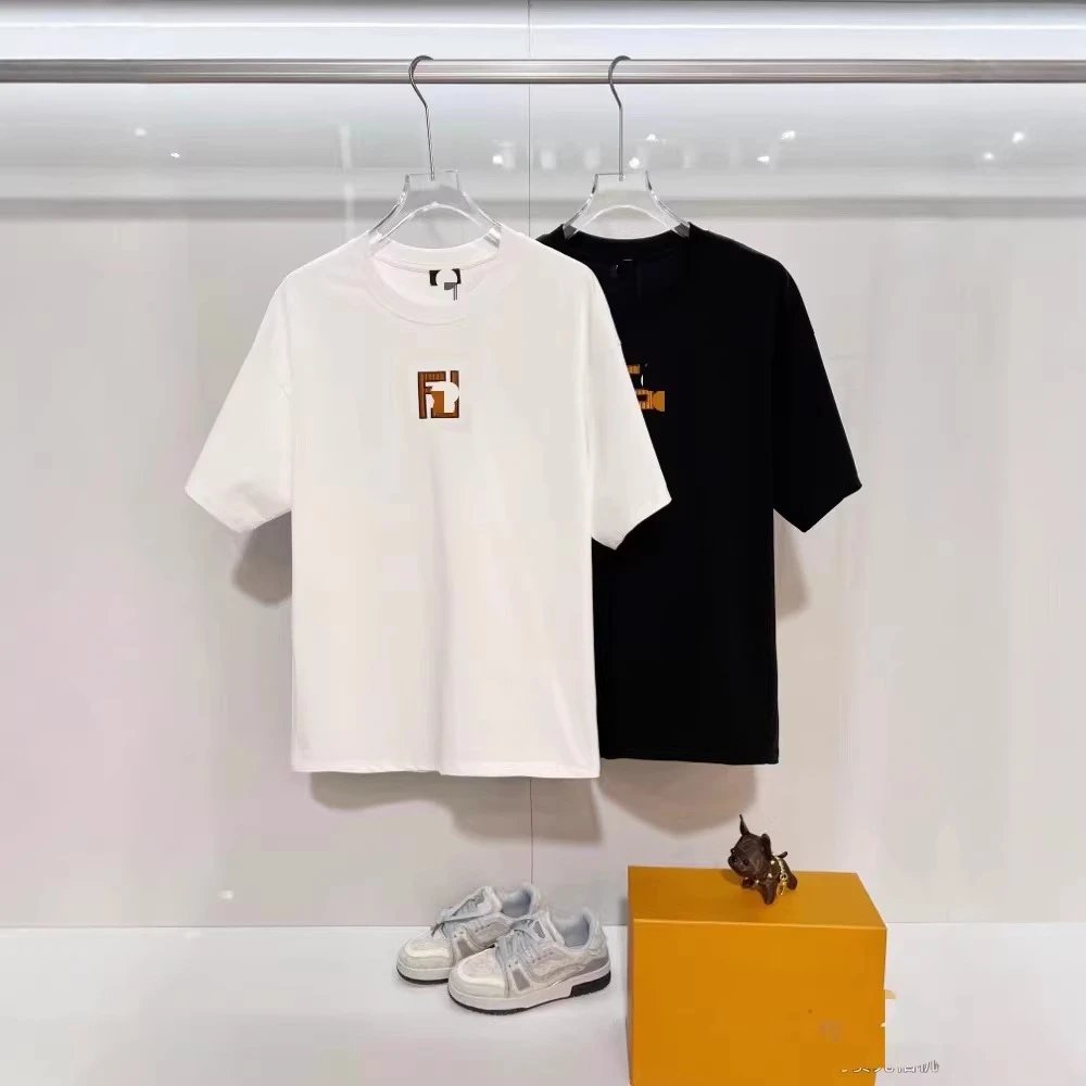 Fendi T-Shirts FF logo graphic short-sleeve T-shirt image 2