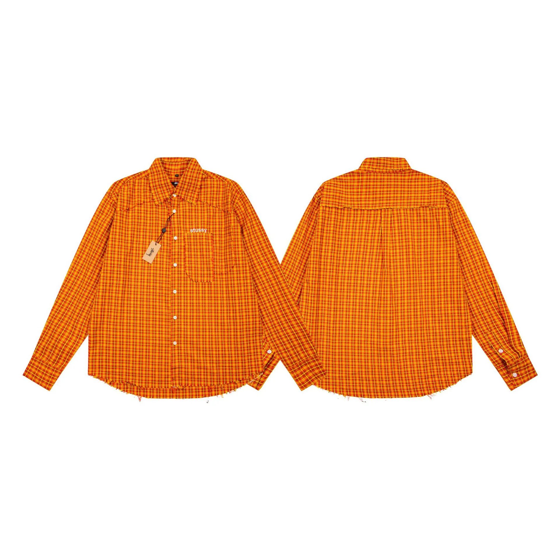 Stüssy Shirts Graphic Plaid Button-Up — 6989