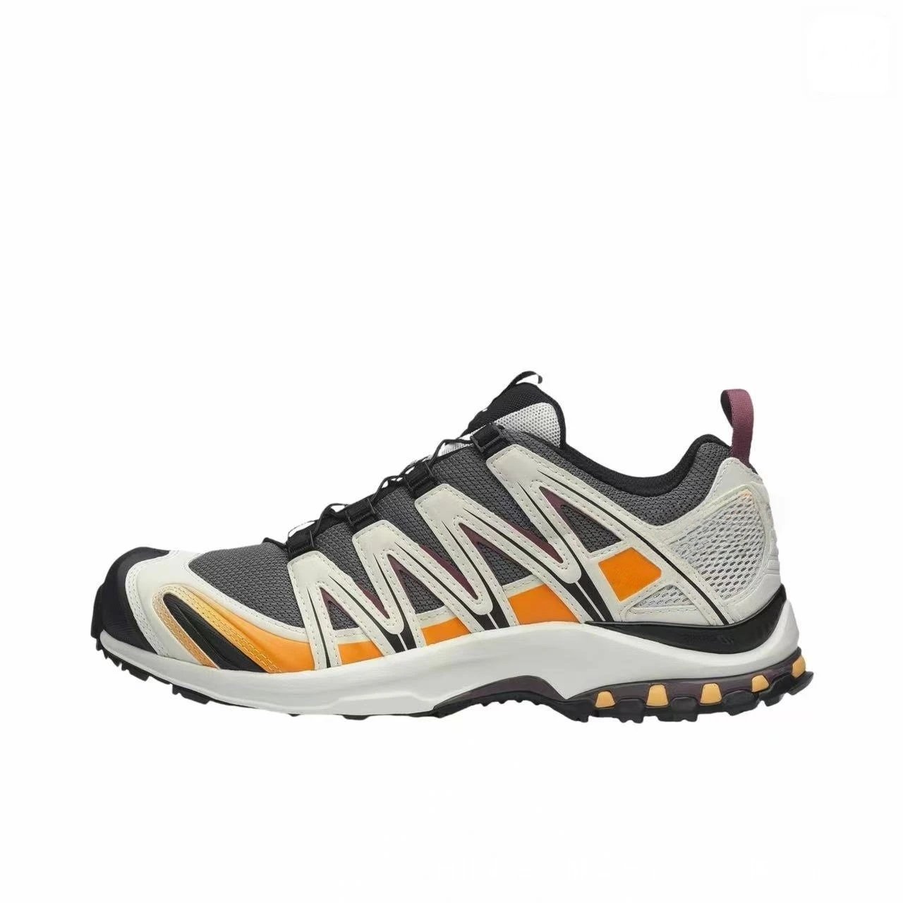 Salomon Multiple trail shoe designs — 3 D Black beige