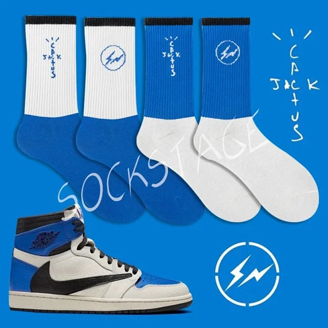 Cactus Jack Socks Ribbed crew with embroidered graphic motifs product detail image 18