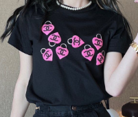 Chanel T-Shirts Short-Sleeve Logo Print image 5