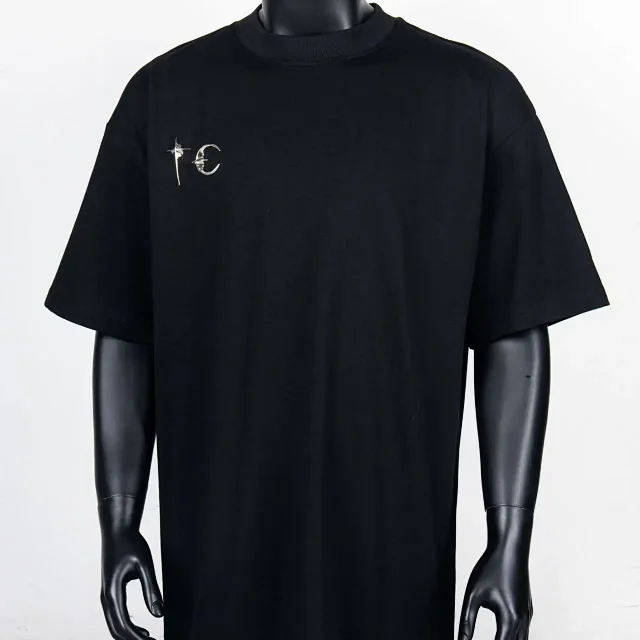 Unbranded T-Shirts Star and crescent moon graphic product detail image 5