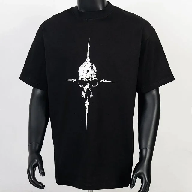 Unbranded T-Shirts Star and crescent moon graphic product detail image 23
