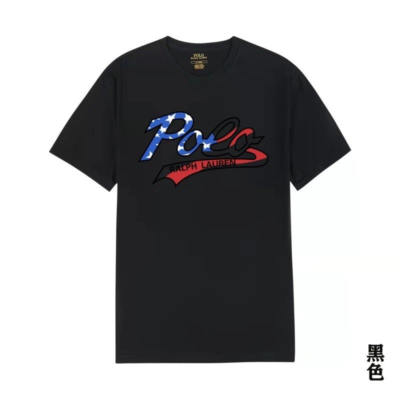 Polo Ralph Lauren T-Shirts Short-Sleeve Graphic Logo T-Shirt — 45