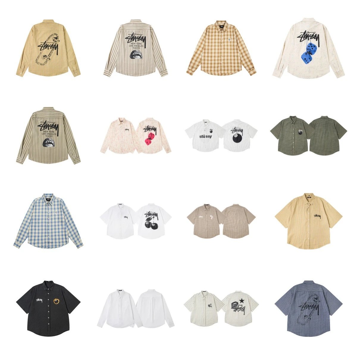 Stüssy Shirts Graphic Plaid Button-Up image 2