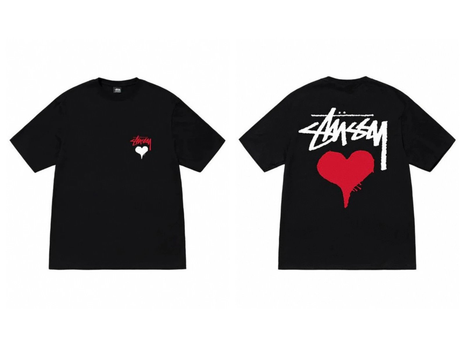Stüssy T-Shirts TS3K-1 graphic print — 959 black