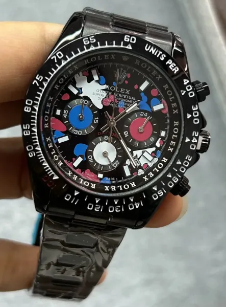 Rolex Daytona x KAWS Black Ceramic Chronograph Watch Watches - 1