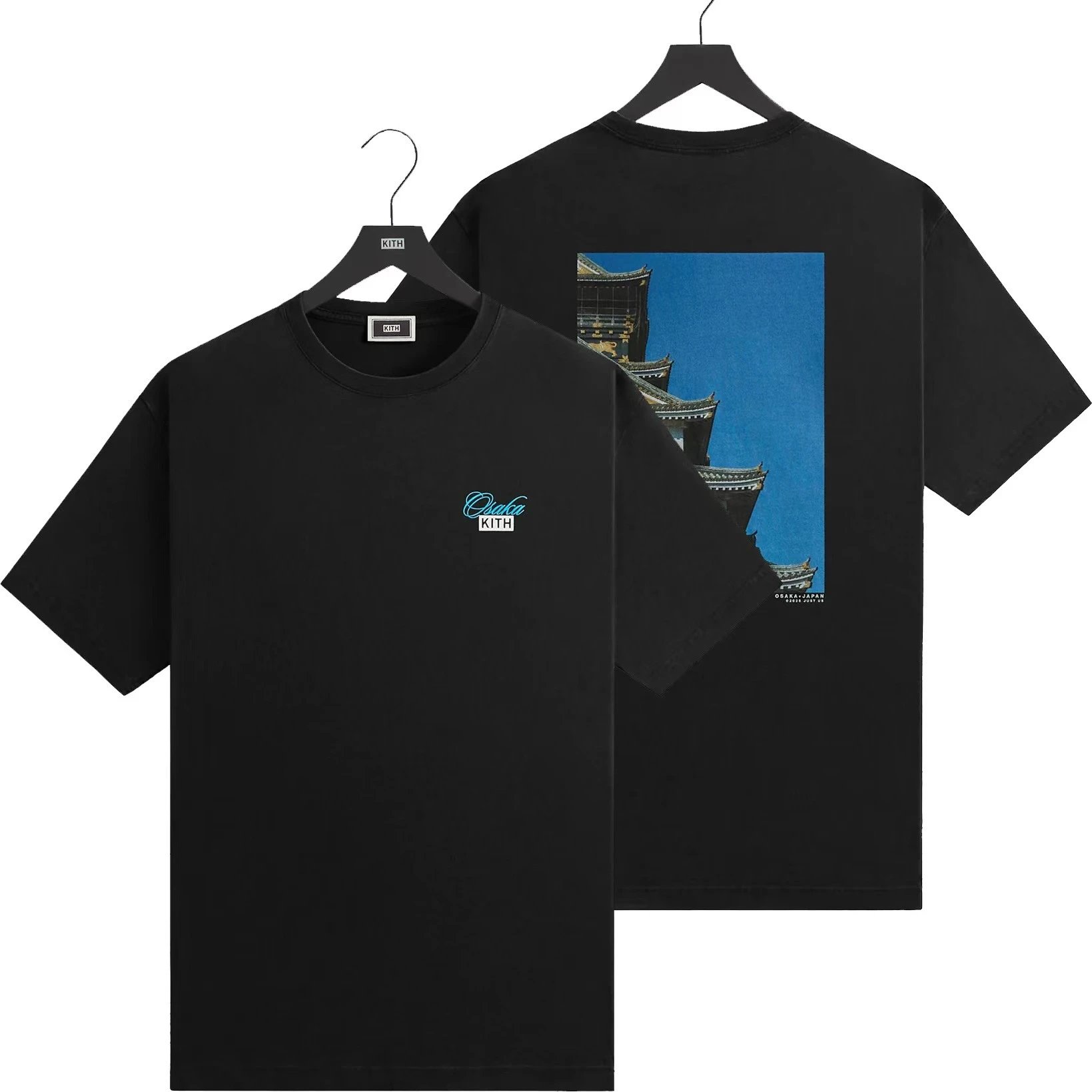Kith T-Shirts Graphic Print Short-Sleeve T-Shirt — K-273 Black