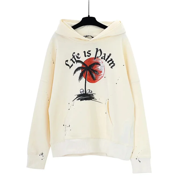 Palm Angels Hoodies & Sweatshirts Graphic Pullover Hoodie product detail image 6