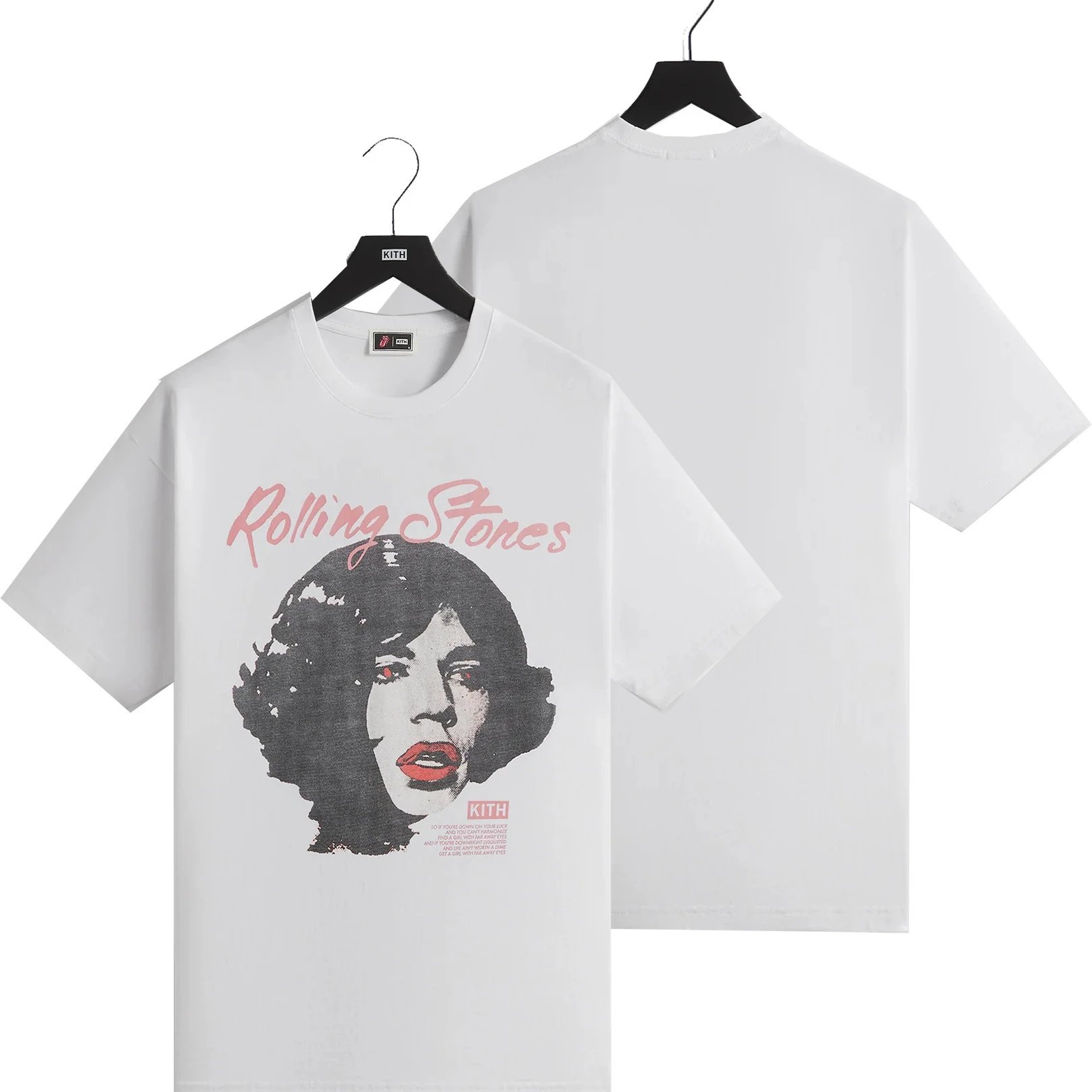 Kith T-Shirts Graphic Print Short-Sleeve T-Shirt — K-296 White
