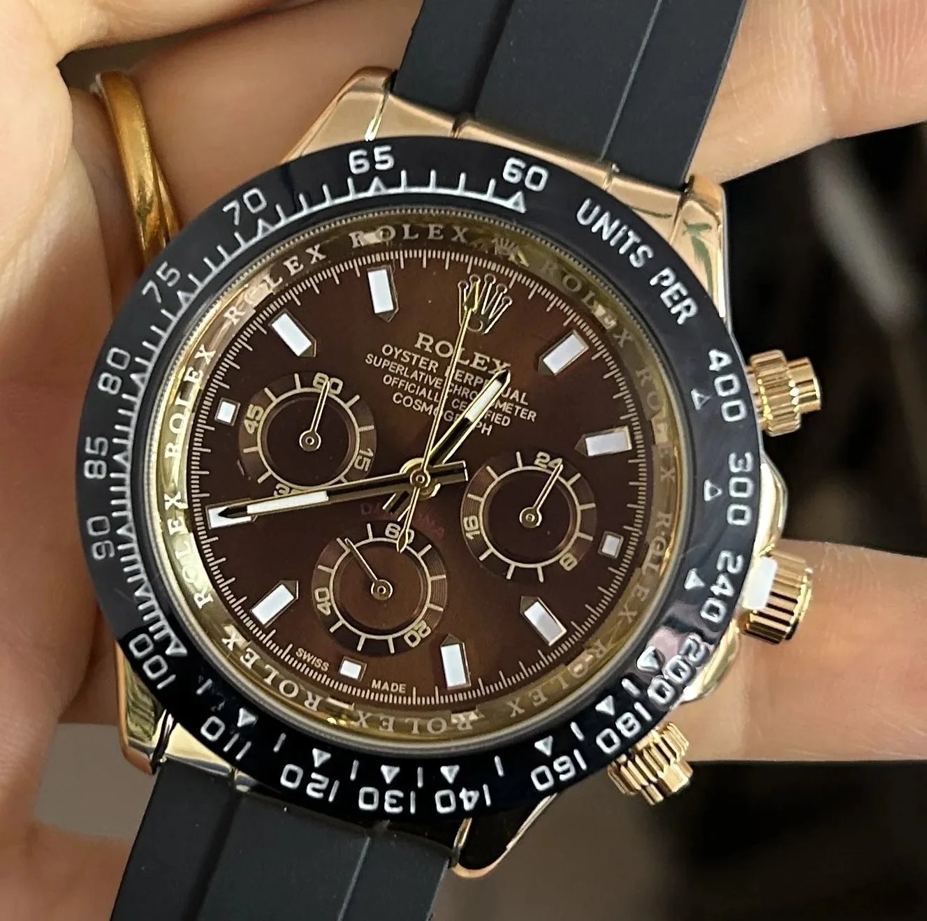 Rolex Oyster Perpetual Cosmograph Daytona Skeleton Blue Mechanical Watch Watches - 8