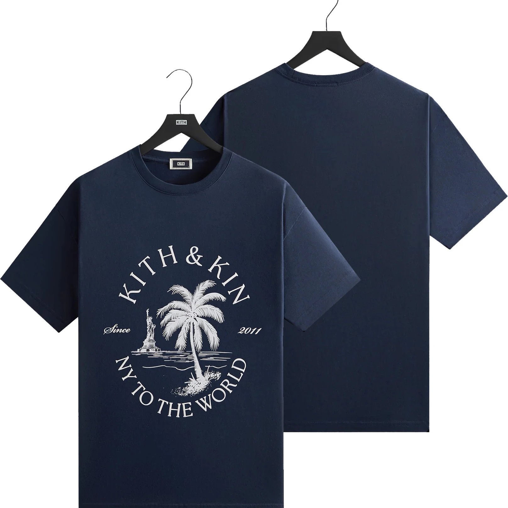 Kith T-Shirts Graphic Short-Sleeve T-Shirt — K 300 Royal blue