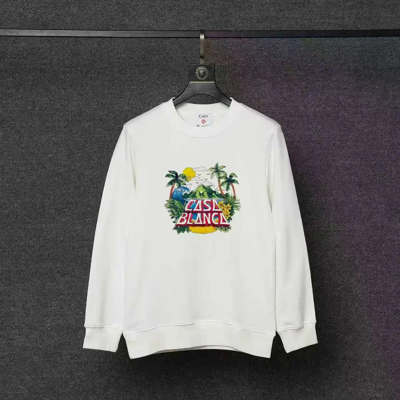Casablanca Hoodies & Sweatshirts Pullover Hoodie with Casa Blanca Graphic Print — 29